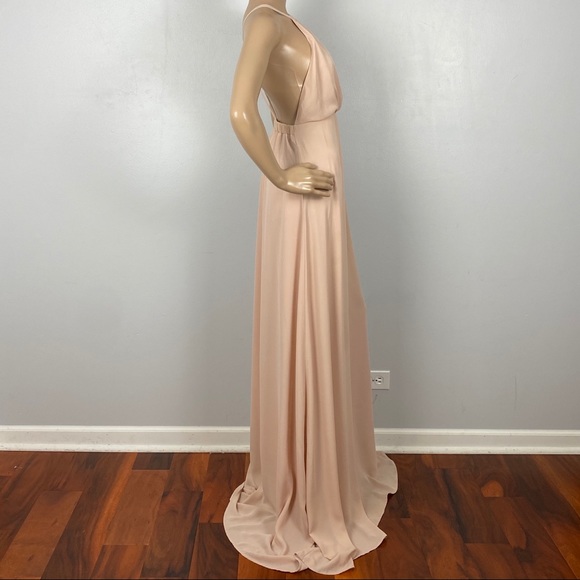 SHOW ME YOUR MUMU PINK OPEN BACK MAXI DRESS - Picture 7 of 11